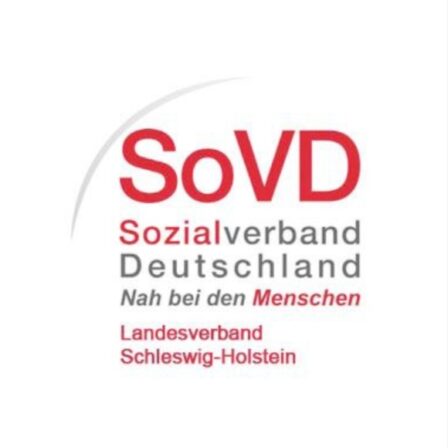 Bild zeigt das Logo des Sozialverband Deutschland Landesverband Schleswig-Holstein. .
