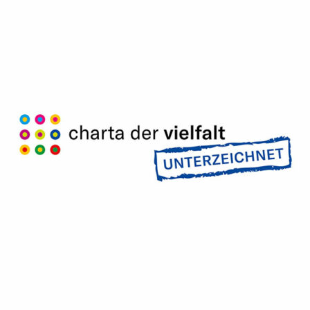 Bild zeigt das Logo der Charta der Vielfalt.