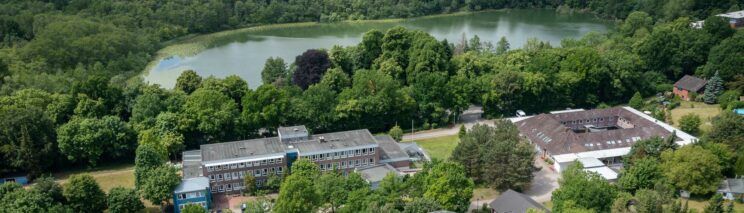 Bild zeigt Luftaufnahme aus Kiel, Hamburger Chaussee