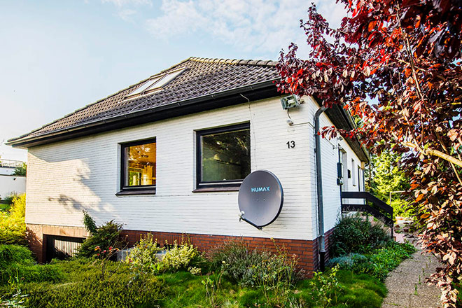 Bild zeigt das Haus einer Wohngemeinschaft der Stiftung Drachensee im Lindenweg