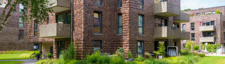 Bild zeigt Wohnhaus der Stiftung Drachensee im Anscharpark Kiel-Wik