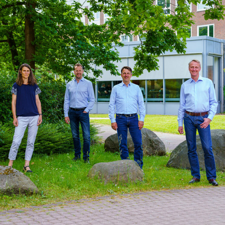 Bild zeigt die Geschäftsleitung der Stiftung Drachensee