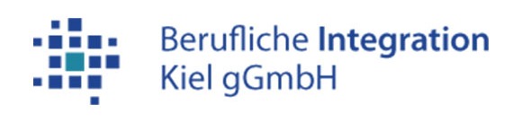BIld zeigt Logo der Beruflichen Integration Kiel gGmbH