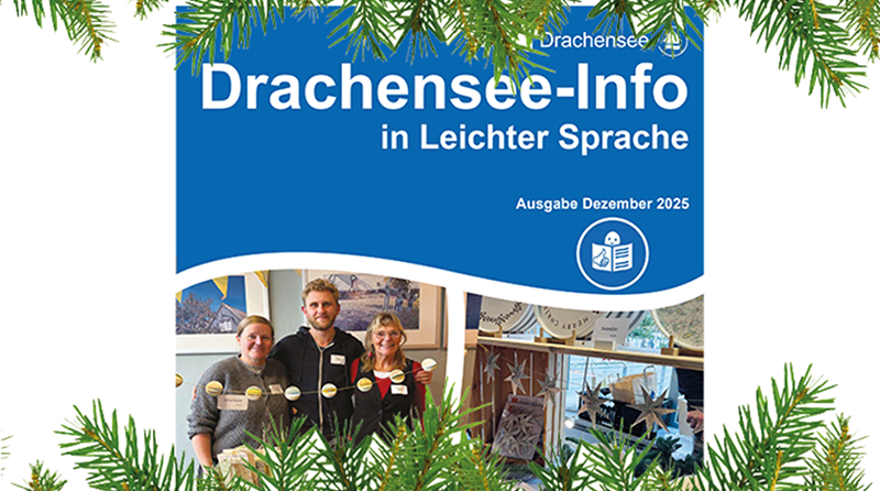 Bild zeigt Titelseite der Drachensee Info