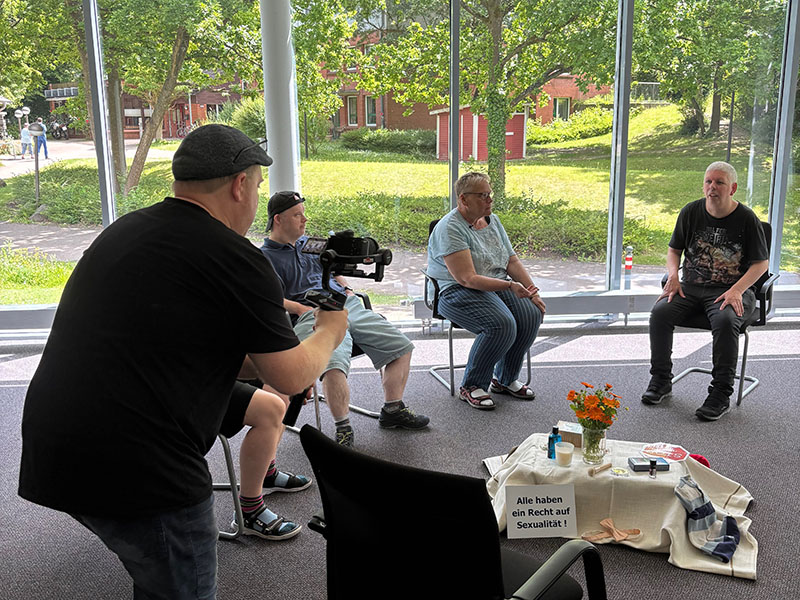 Bild zeigt Dreharbeiten