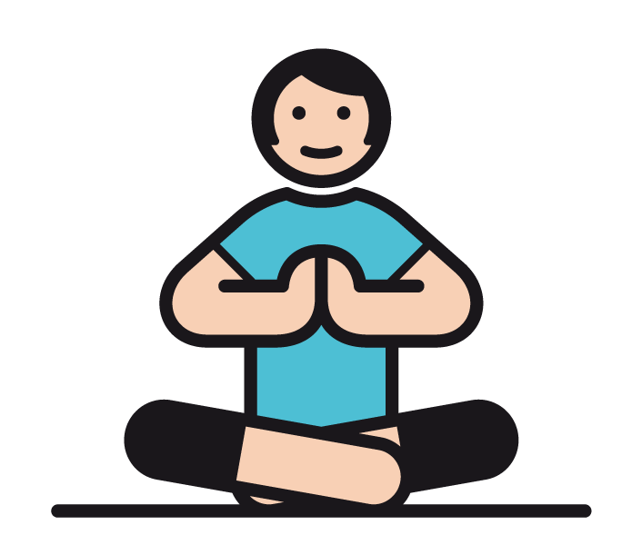 Symbol für Yoga Treff