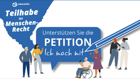 Aufforderung zur Unterstützung der Petition der Lebenshilfe