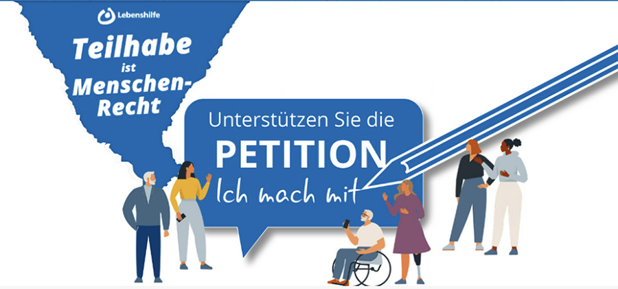 Aufforderung zur Unterstützung der Petition der Lebenshilfe