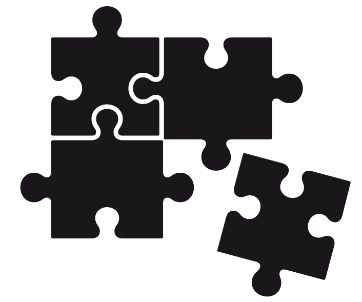 Symbol Puzzle-Teile