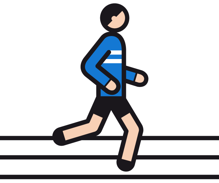 Symbol für Joggen