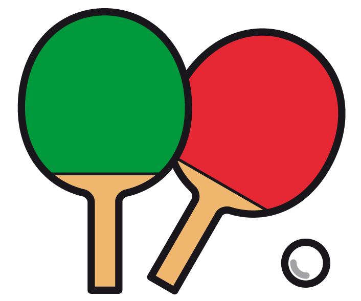 Symbol für Tischtennis