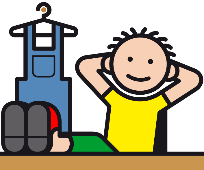 Symbol für Feierabend